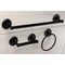 Kingston Brass BAK31248MB Victorian 3-Piece Bathroom Accessory Set, Matte Black BAK31248MB - alternate 2